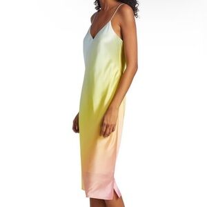 Cami NYC Raven Silk Tye-die Dress Size L